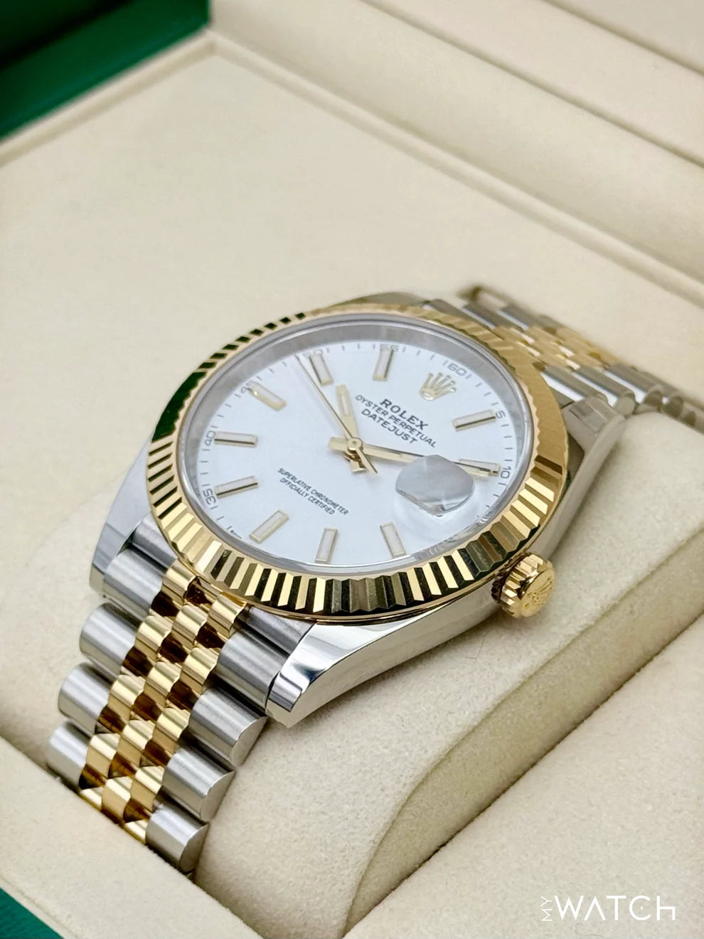 Datejust 2 Tones blanc