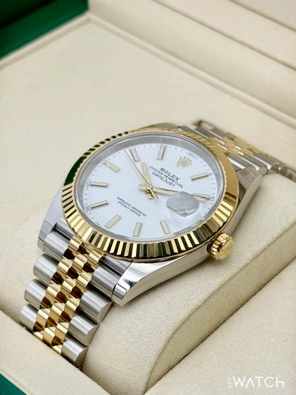 Datejust 2 Tones blanc