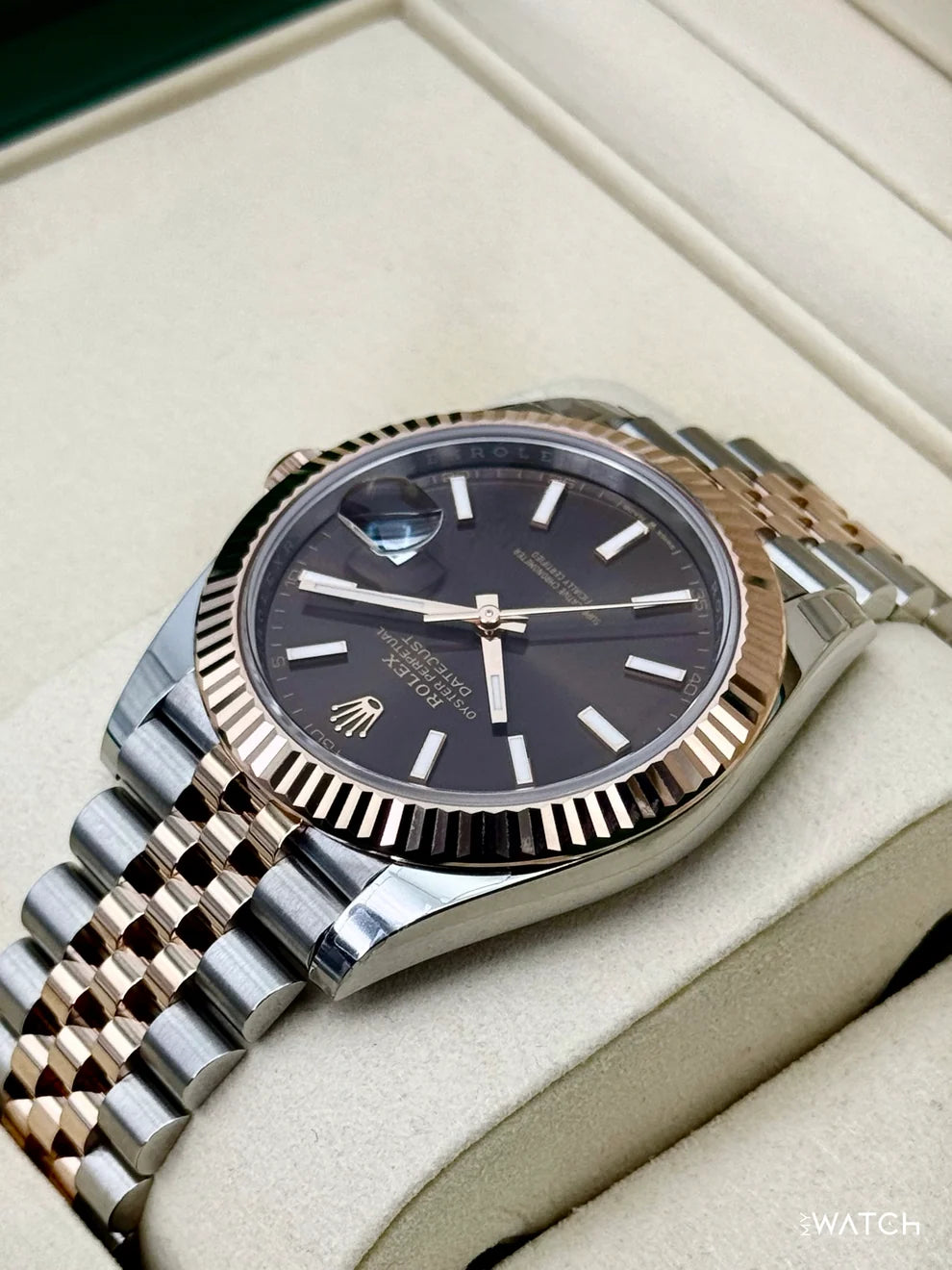 Datejust 2 Tones chocolats 41mm