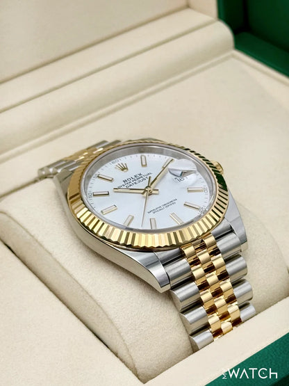 Datejust 2 Tones blanc