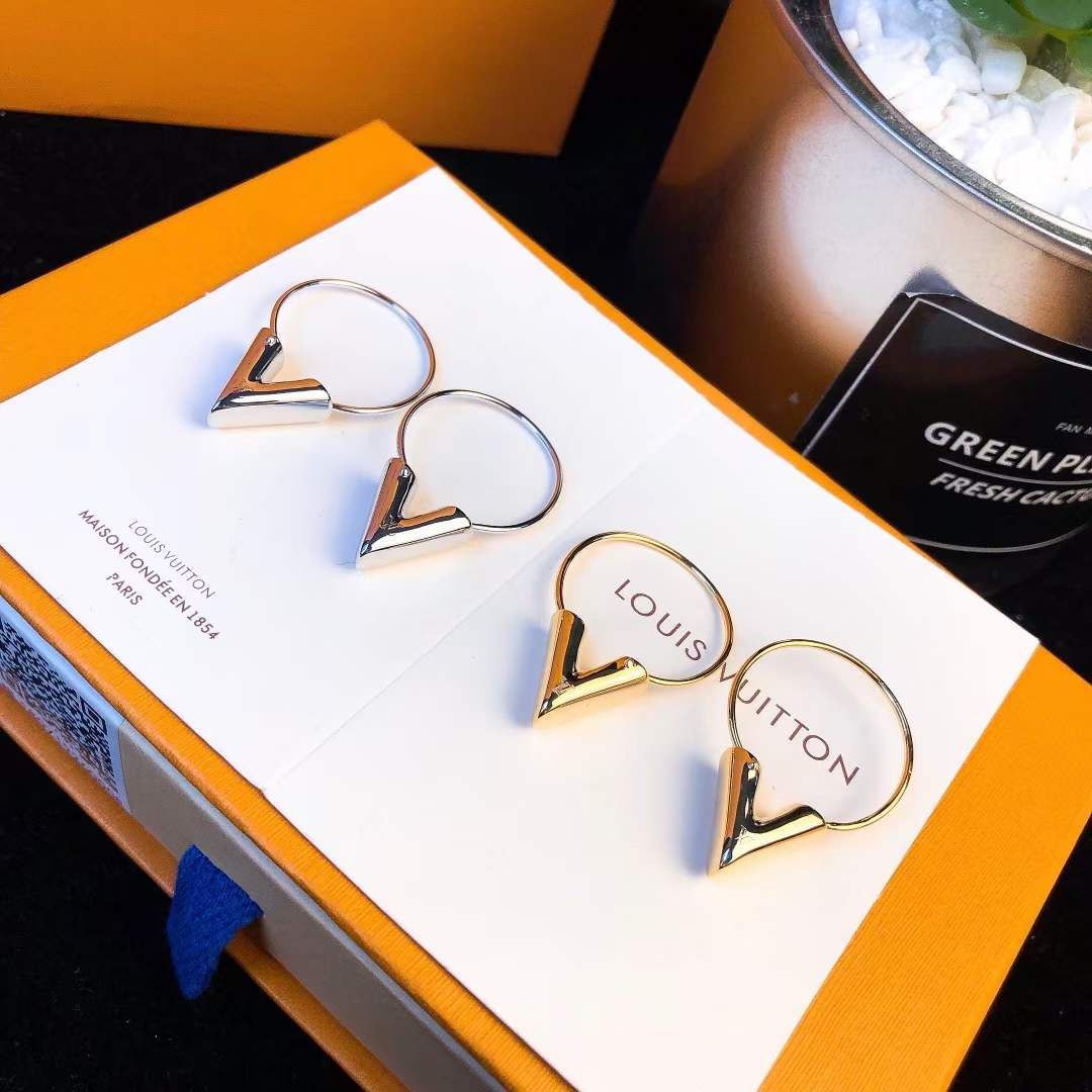 Boucles d'oreilles acier LOUIS VUITTON