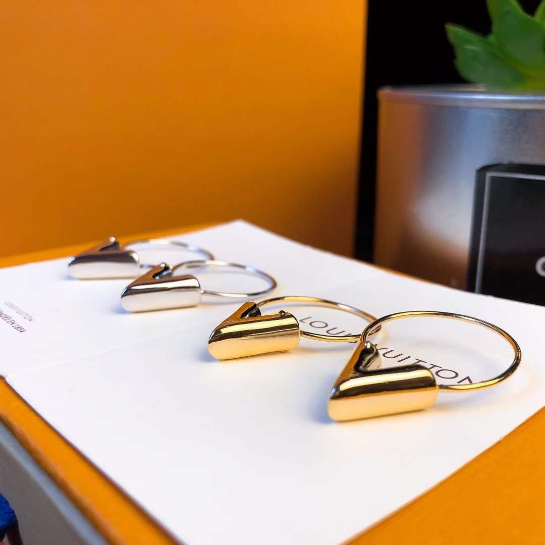Boucles d'oreilles acier LOUIS VUITTON