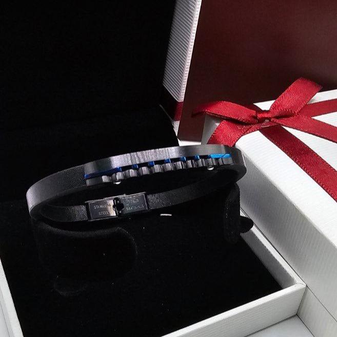 Bracelet homme cuir