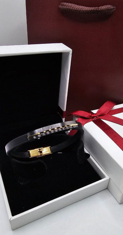 Bracelet homme cuir