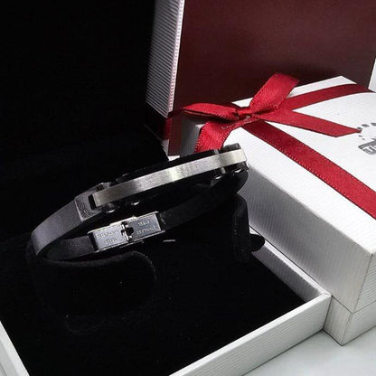 Bracelet homme cuir
