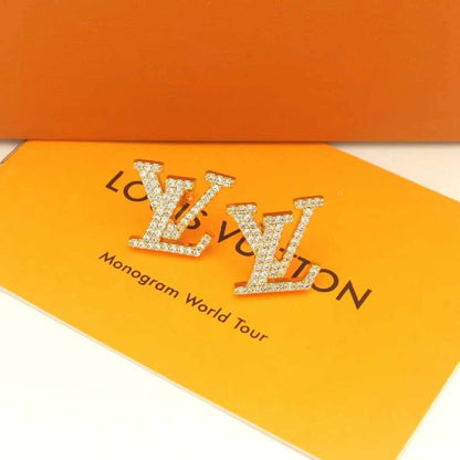 Boucles d'oreilles doré LOUIS VUITTON