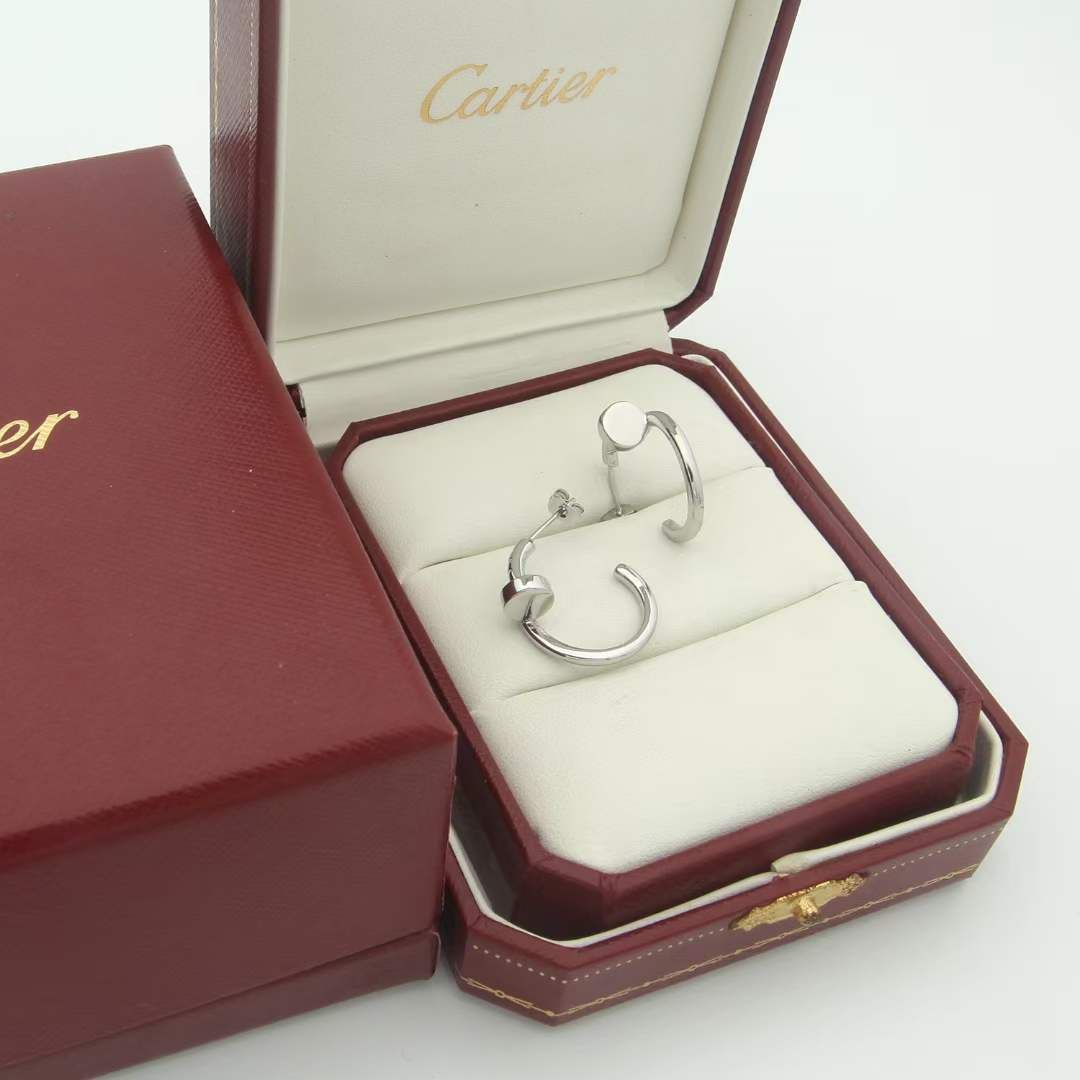 Boucles d'oreilles acier Cartier Clou Simple