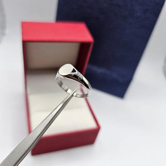 Bague homme acier