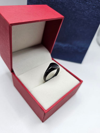 Bague homme acier