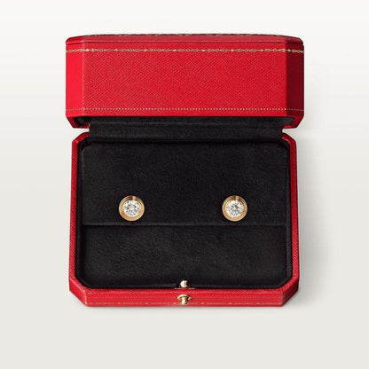 Boucles d'oreilles acier Cartier la perle