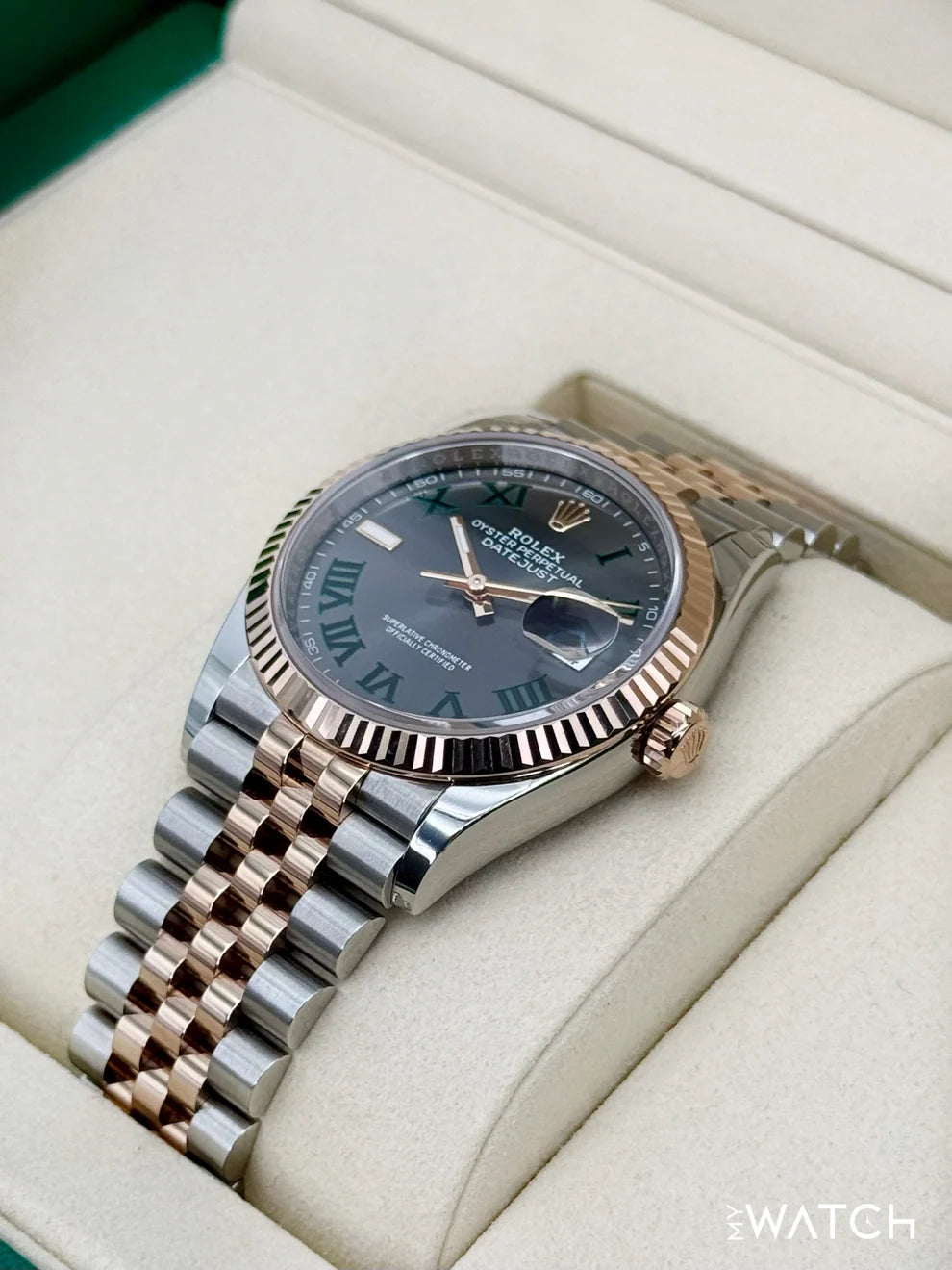 Rolex Datejust wimbledon  Jubilé Bronze
