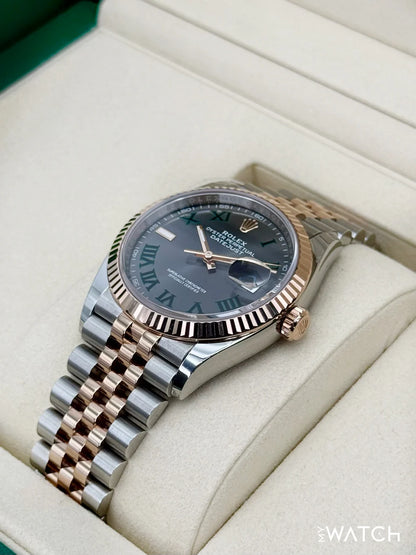 Rolex Datejust wimbledon  Jubilé Bronze