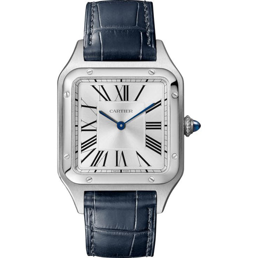 Cartier Santos dumont silver Bracelet Bleu