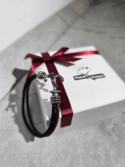 Bracelet homme cuir ANCRE ⚓️