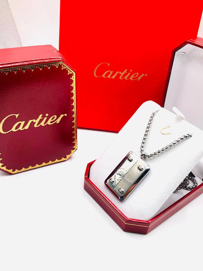 Collier acier homme Cartier