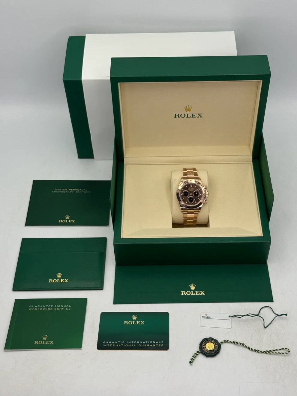 ROLEX DAYTONA Everose Gold Cosmograph Chocolate Acier