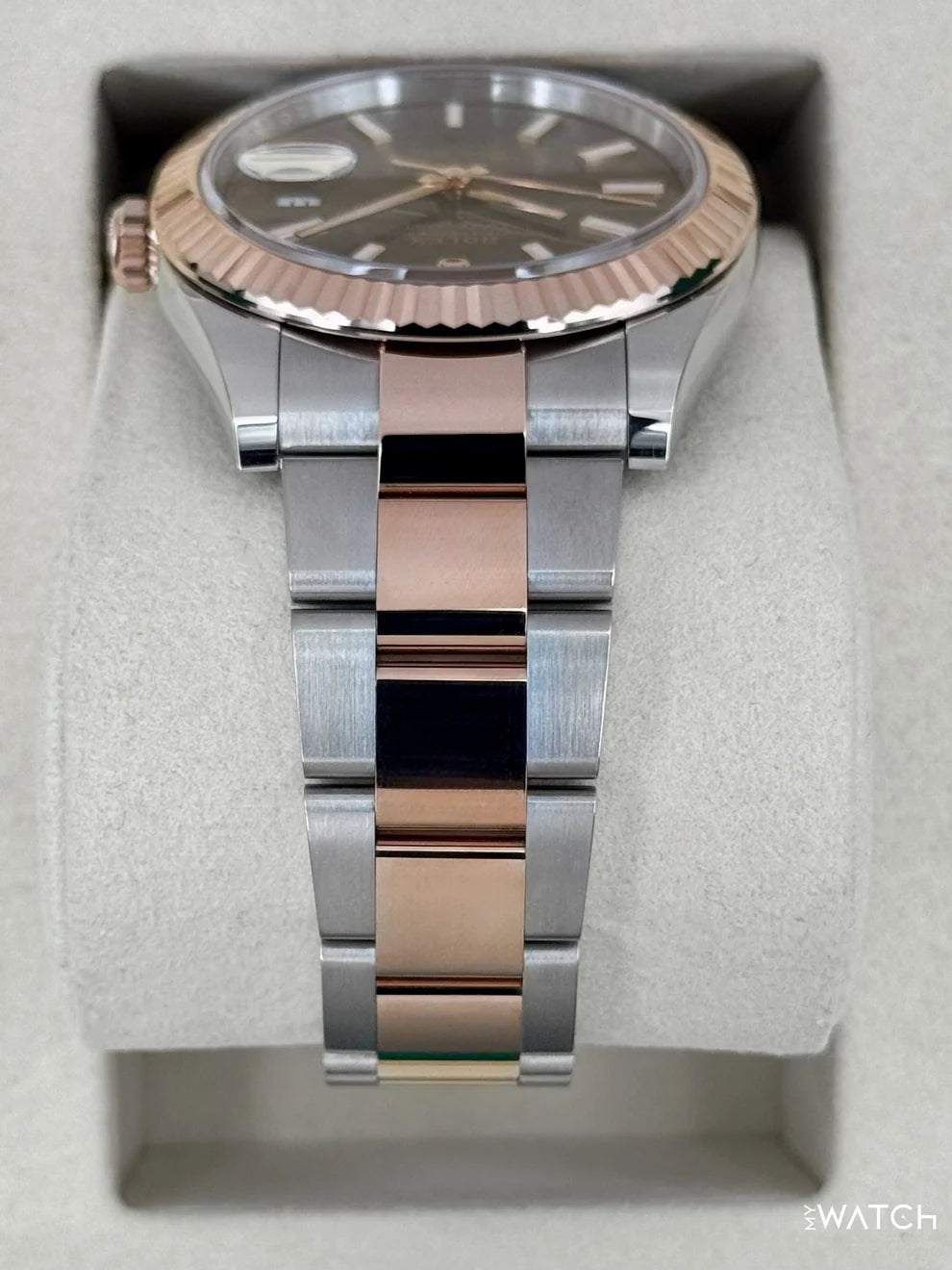 Rolex Datejust 41mm Two-Tone Oyster Chocolate Dial