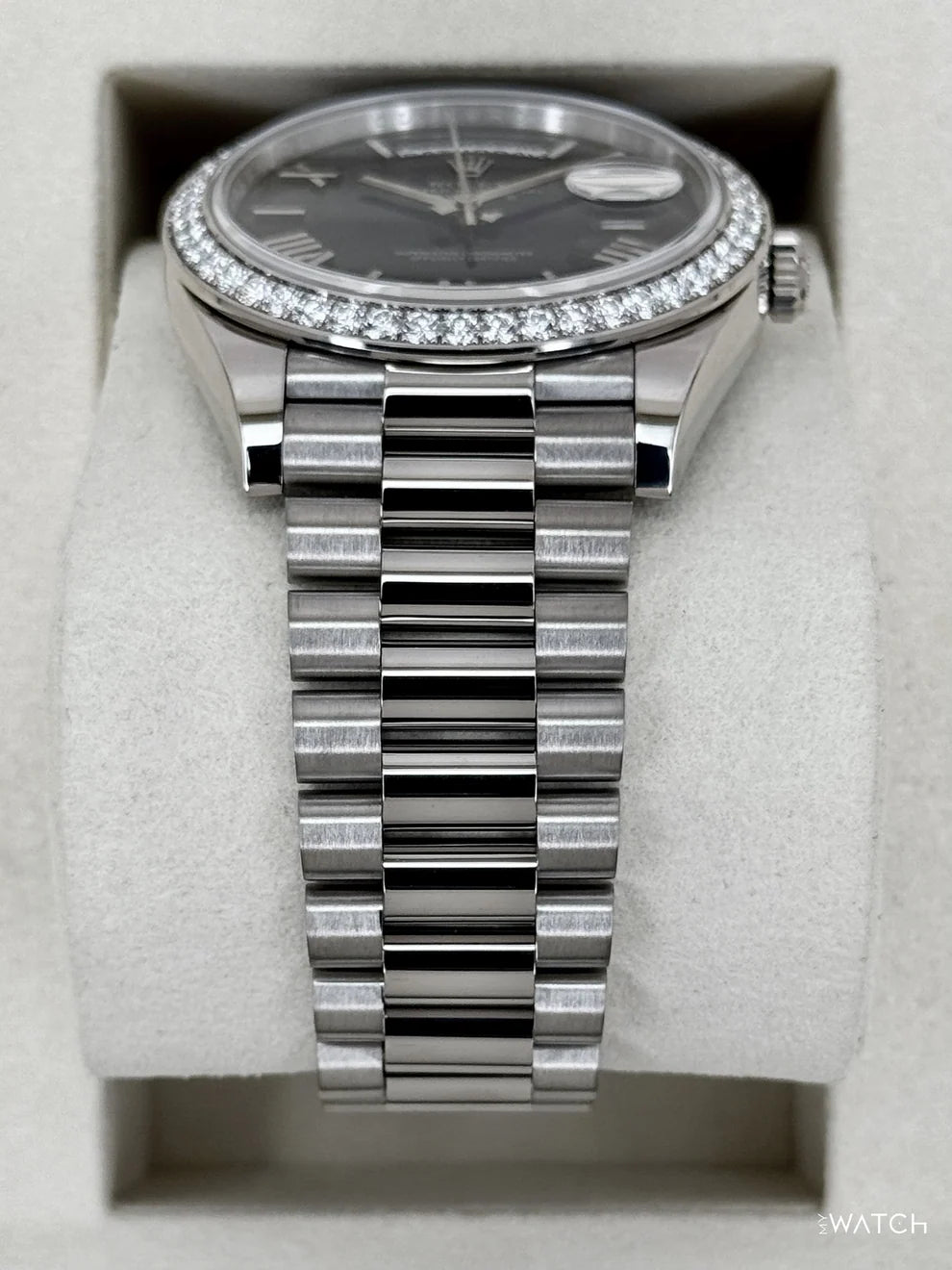 Rolex Day-Date 40mm Presidential White Gold Blue Ombre Dial