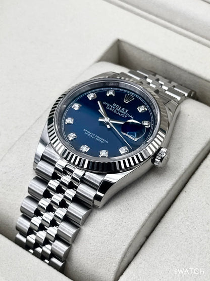 Rolex Datejust 36mm Jubilee Blue Diamond Dial