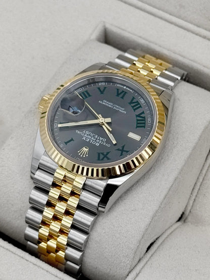 Rolex Datejust wimbledon Two-Tone Yellow Gold