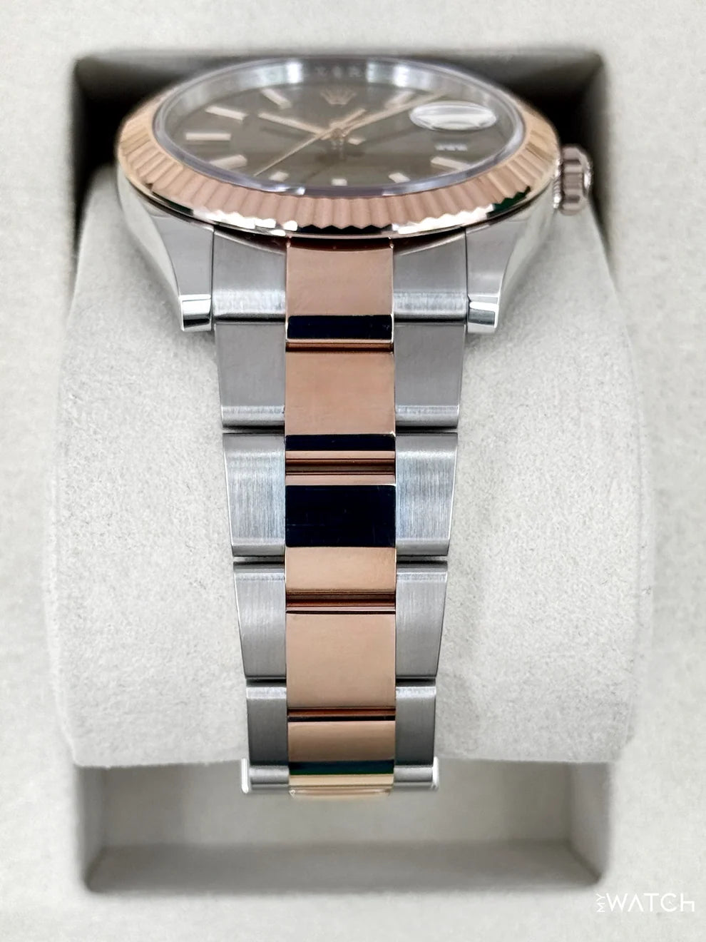 Rolex Datejust 41mm Two-Tone Oyster Chocolate Dial