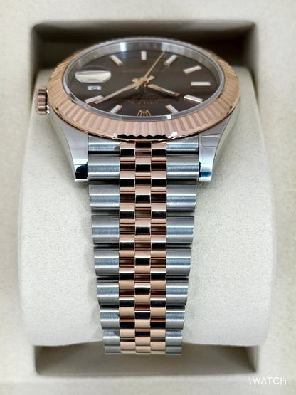 Datejust 2 Tones chocolats 41mm
