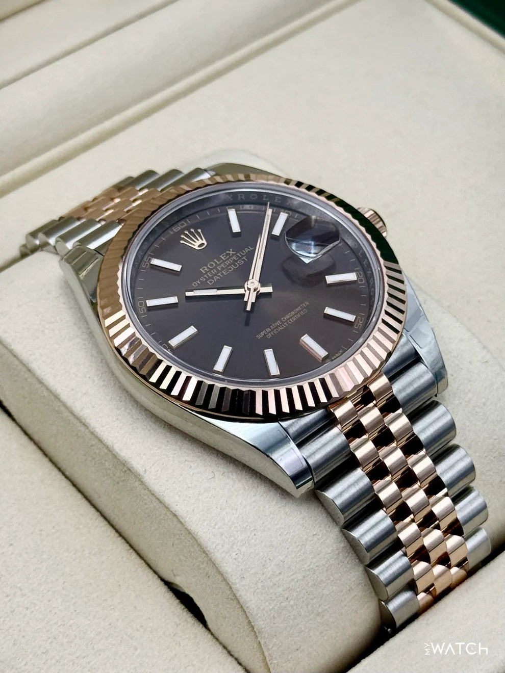 Datejust 2 Tones chocolats 41mm