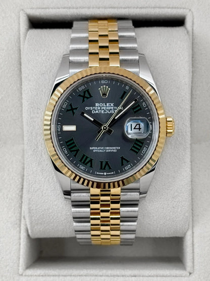 Rolex Datejust wimbledon Two-Tone Yellow Gold