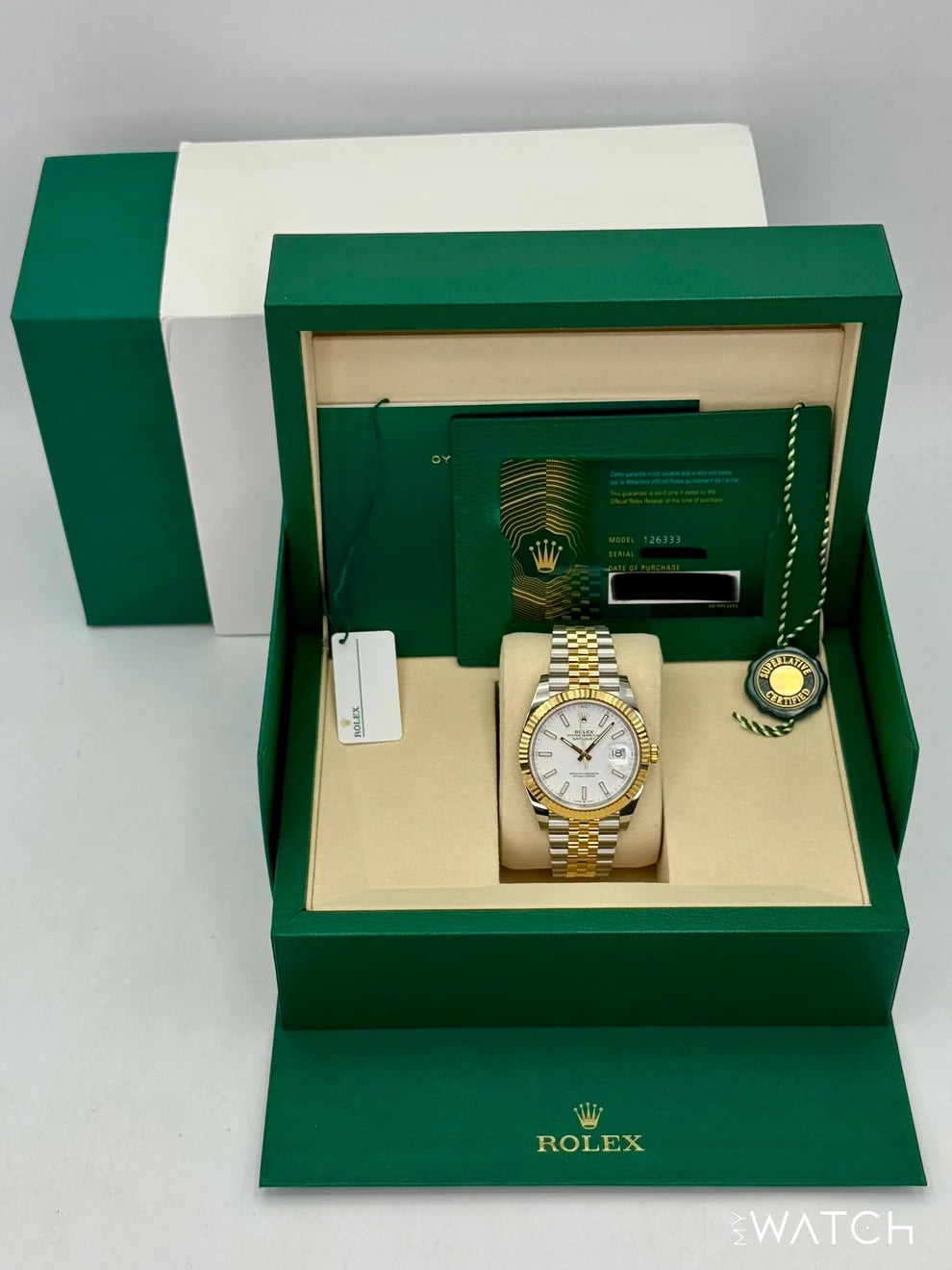 Datejust 2 Tones blanc