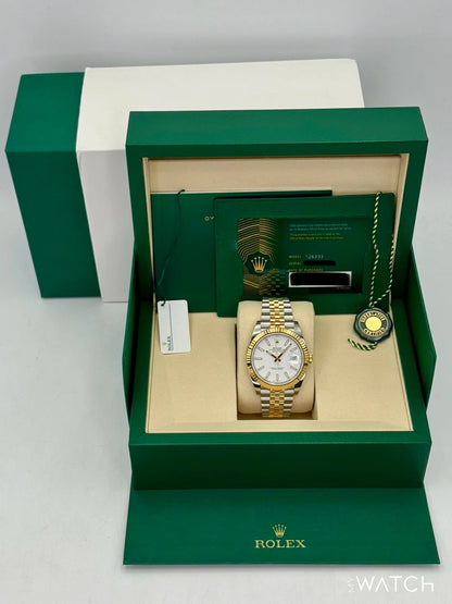 Datejust 2 Tones blanc