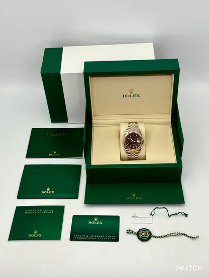 Datejust 2 Tones chocolats 41mm