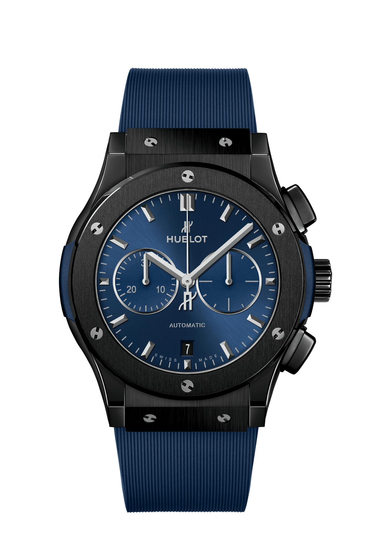 Hublot pour Homme Chronograph Bleu/noir