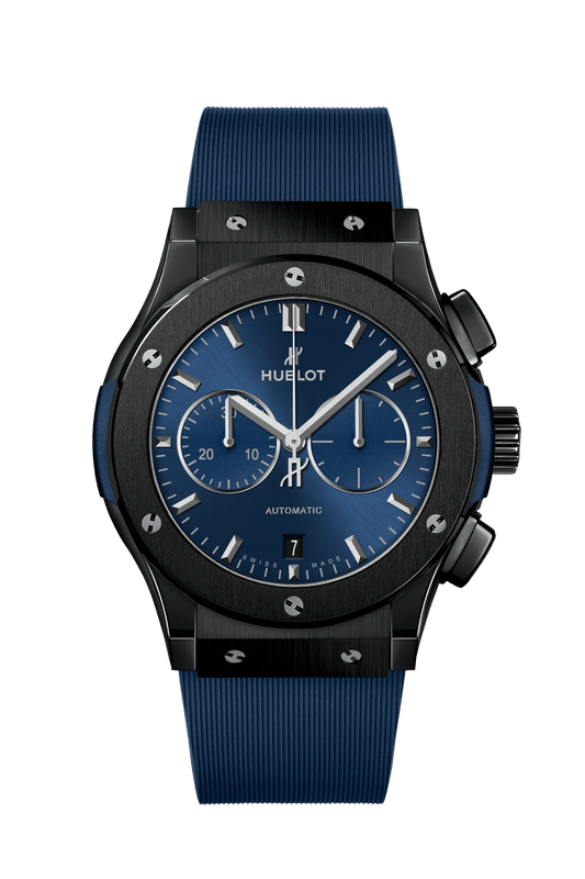 Hublot pour Homme Chronograph Bleu/noir