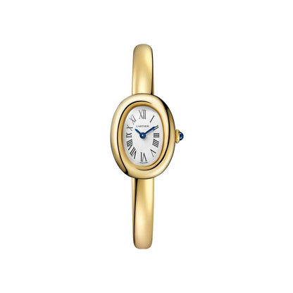 Cartier baignoire or jaune 25mm taille 17