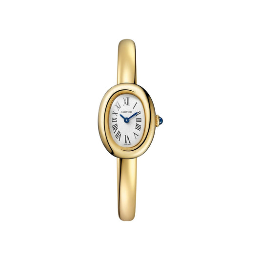 Cartier baignoire or jaune 25mm taille 17