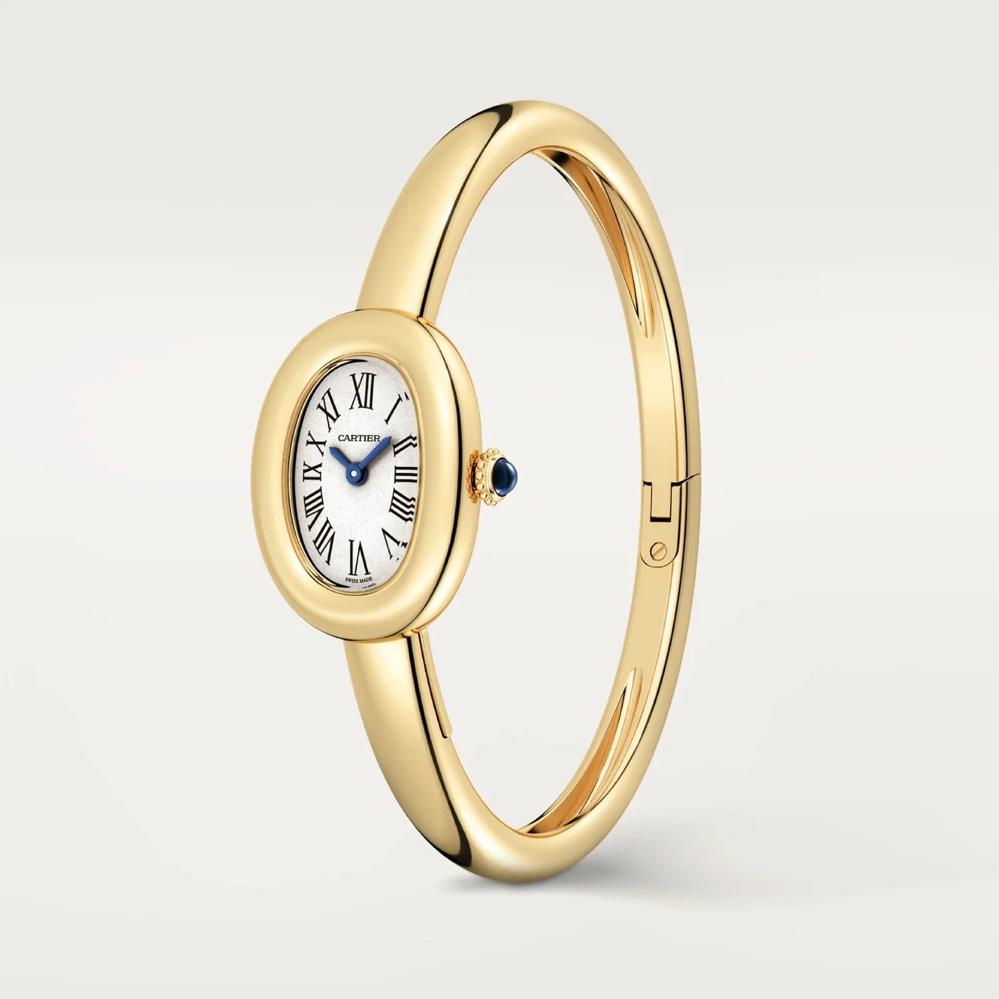 Cartier baignoire or jaune 25mm taille 17