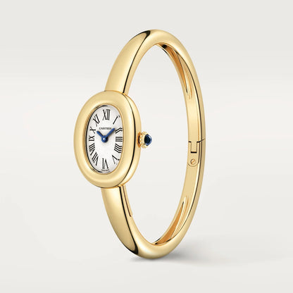 Cartier baignoire or jaune 25mm taille 17