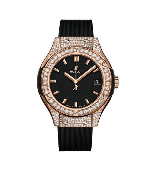 Hublot King Gold Pavé Black
