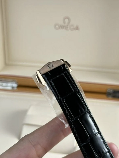 Omega Speedmaster Moonshine Cuir Noir
