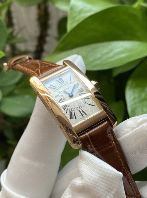 Cartier Tank Americain rose gold
