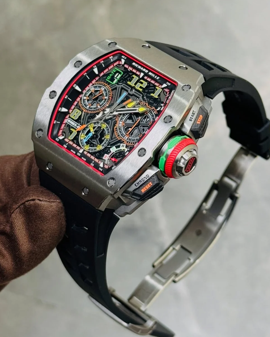 Richard Mille 65-01 Noir Boitier Silver