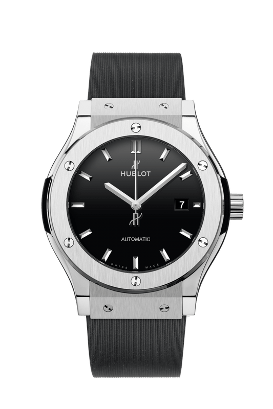 Hublot pour Homme Noir caoutchouc