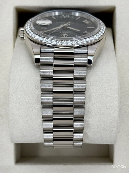 Rolex Day-Date 40mm Presidential White Gold Blue Ombre Dial