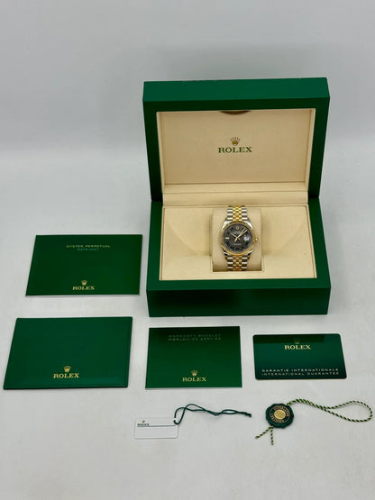 Rolex Datejust wimbledon Two-Tone Yellow Gold