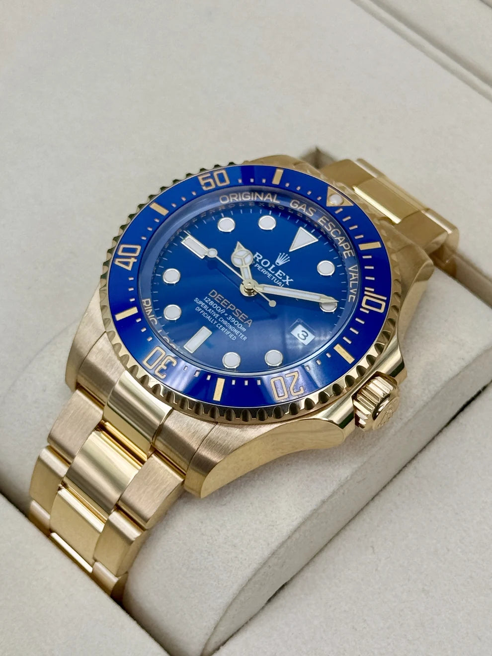 Rolex Deepsea Yellow Gold Blue Dial
