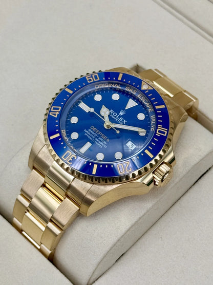 Rolex Deepsea Yellow Gold Blue Dial
