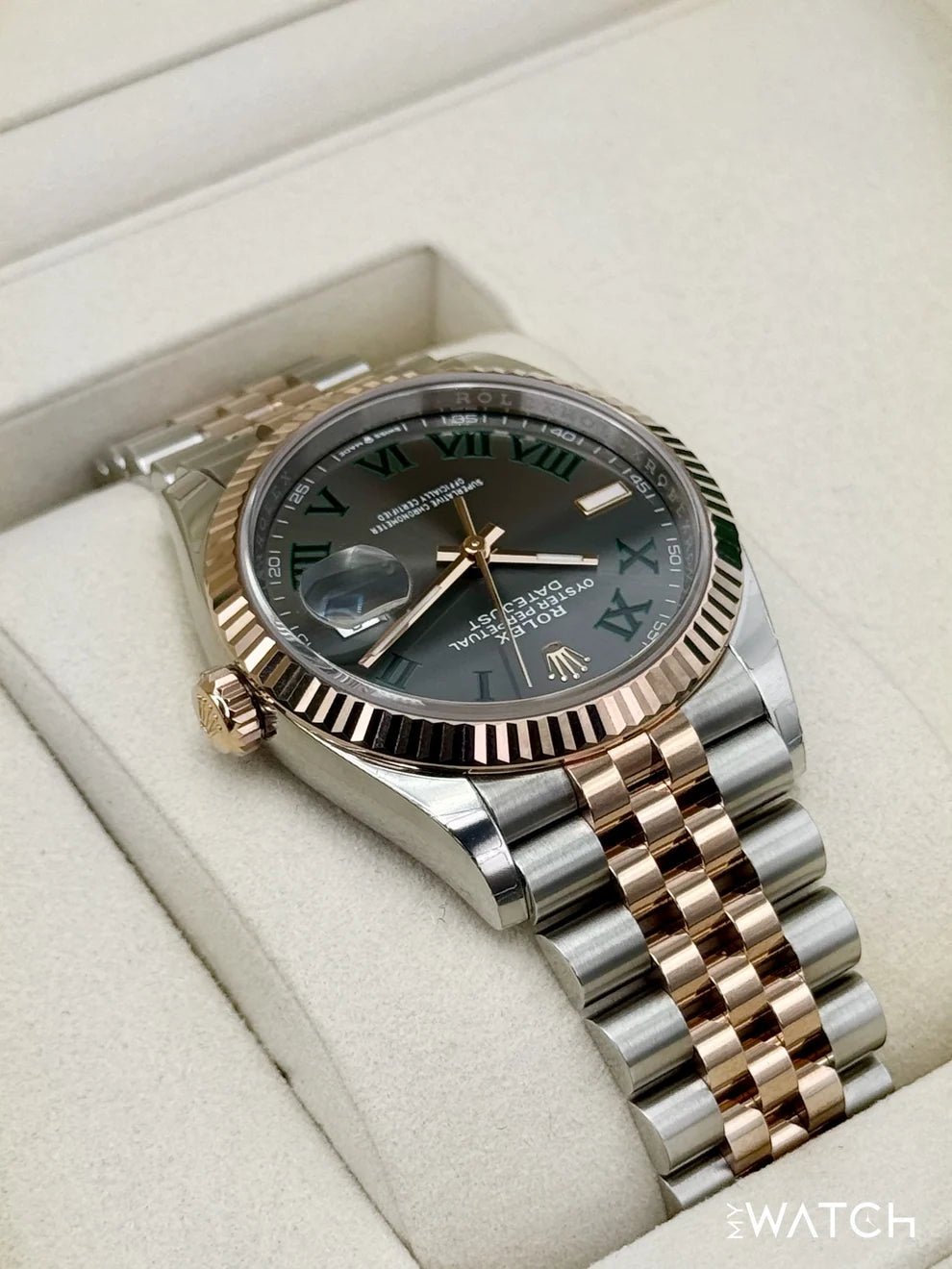 Rolex Datejust wimbledon  Jubilé Bronze