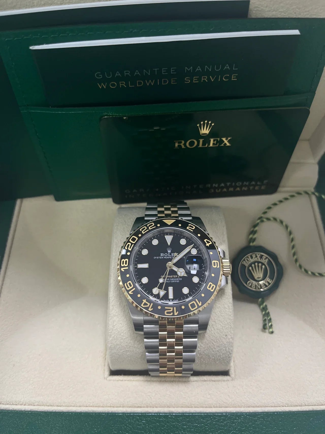 Rolex GMT-Master II Two-Tone Black Jubilee