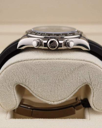 Rolex Daytona White Black Dial on Oysterflex 126519LN