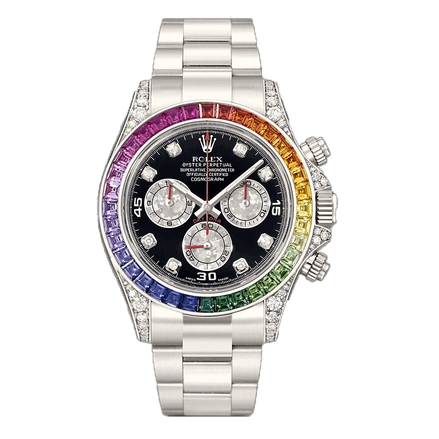 Daytona Cosmographe RAINBOW Argentée